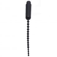 Master Series Dark Rod Dilatateur sonde à perles avec vibromasseur