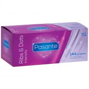 Pasante Intensity Ribs & Dots Préservatifs 144 pcs