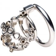 Master Series Cage de chasteté avec picots