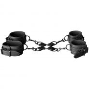 obaie Hogtie Menottes pour Poignets et Chevilles en Cuir Synthétique