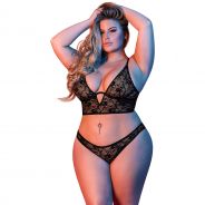 Magic Silk Longeline Ensemble de Lingerie Grande Taille