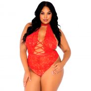 Leg Avenue Body Ouvert en Dentelle Grande Taille