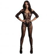 Le Désir Combinaison Catsuit à Manches Longues
