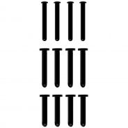 Mancage Jeux de Goupilles Noires de Rechange 12 pcs