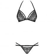 Obsessive Ensemble Lingerie Dos Nu Noir