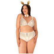 Obsessive Tenue De Lapin Dorée Grande Taille