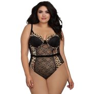 Dreamgirl Teddy Léopard Grande Taille