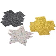 baseks Glitter Cache-tétons 3 pcs