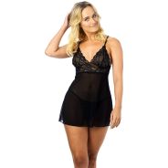 NORTIE Basil Ensemble Babydoll Noir