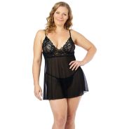 NORTIE Basil Ensemble Nuisette Noir Grande Taille