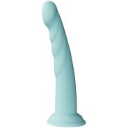 Dillio Platinum Slim Seven Teal Gode avec Ventouse 21 cm