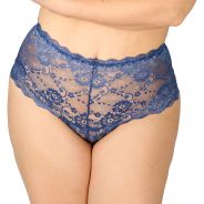 NORTIE Evening-Promise Culotte Taille Haute Bleu Nuit Grande Taille