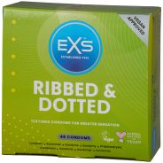 EXS Ribbed and Dotted Préservatifs 48 pcs