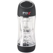 PDX Viewtube Pro Masturbateur Vibrant Transparent