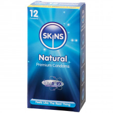 Skins Natural Lot de 12 Préservatifs Normaux  1