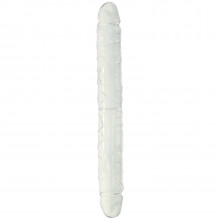 Double gode couleur cristal transparent