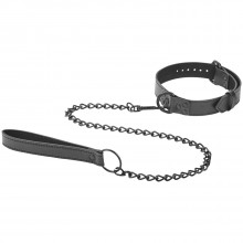 Obaie Collier en Similicuir avec Chaîne  1