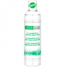 Waterglide Aloe Vera 2 en 1 Huile de Massage et Lubrifiant 300 ml  1