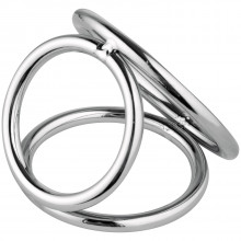 Bound to Please Triple Anneau Masculin pour Pénis et Testicules Image du produit 1