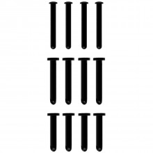 Mancage Jeux de Goupilles Noires de Rechange 12 pcs Image du produit 1