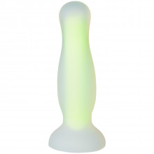 baseks Glow in the Dark Gode Anal Jaune Medium Image du produit 1