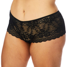 NORTIE Gunilla Shorty Noir en Dentelle Entrejambe Ouvert Grande Taille