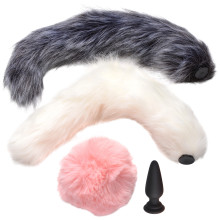 Tailz Butt Plug avec 3 Queues Accessoires Image du produit 1