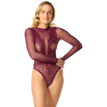 Nortie Clover Body Bordeaux Sans Entrejambe