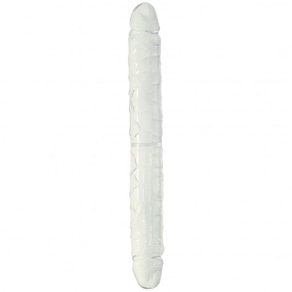 Double gode couleur cristal transparent