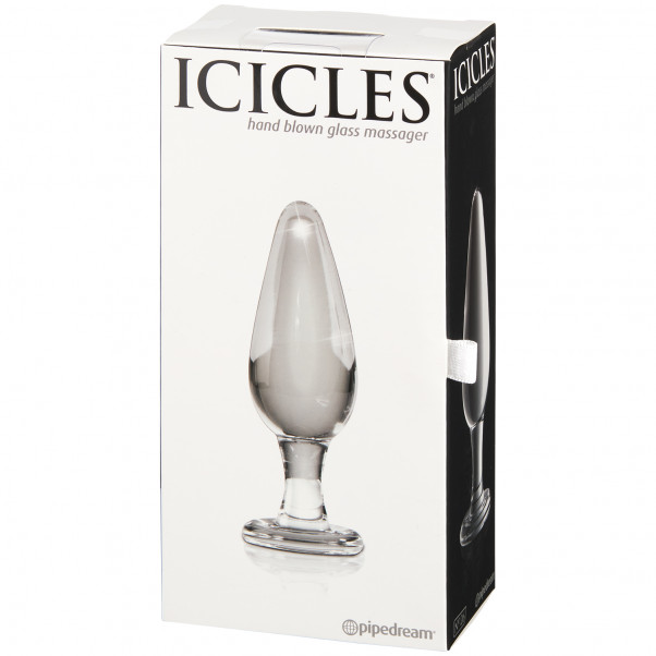 Icicles No 26 Plug Anal en Verre Transparent  90