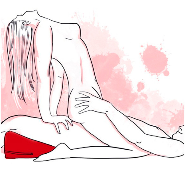 Liberator Wedge Coussin Sexuel Rouge  2