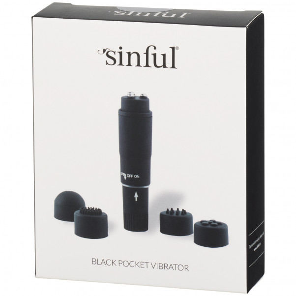 Sinful Stimulateur de Poche Noir  90
