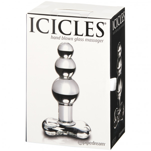 Icicles No 47 Plug Anal Perlé en Verre  90