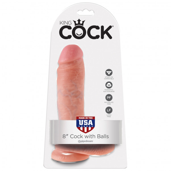 King Cock Gode Réaliste avec Testicules 20,3 cm  7