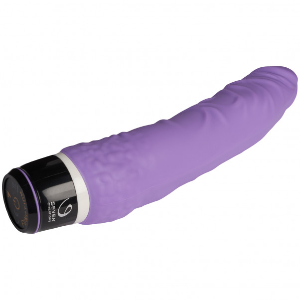 Sevencreations Gode Vibrant Étanche en Silicone Violet  4