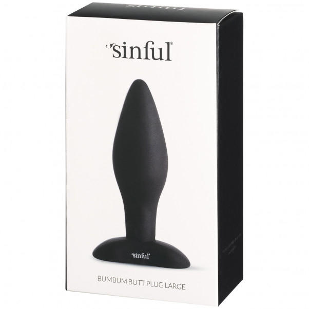 Sinful BumBum Plug Anal en Silicone Large Image de l'emballage 90