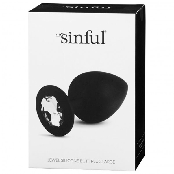 Sinful Jewel Plug Anal en Silicone Large  5