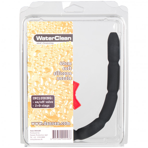 Waterclean Deep Silicone Douche Anale 40 cm