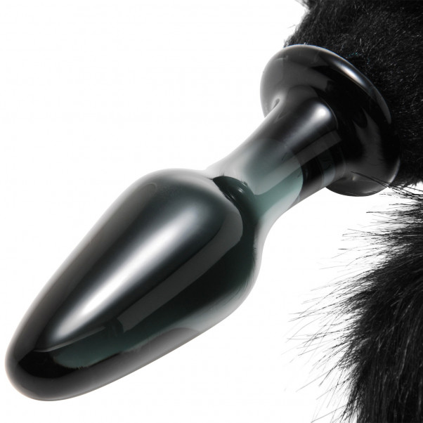 Tailz Midnight Fox Tail Plug Anal en Verre  2