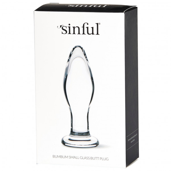 Sinful BumBum Plug Anal en Verre Petit  4