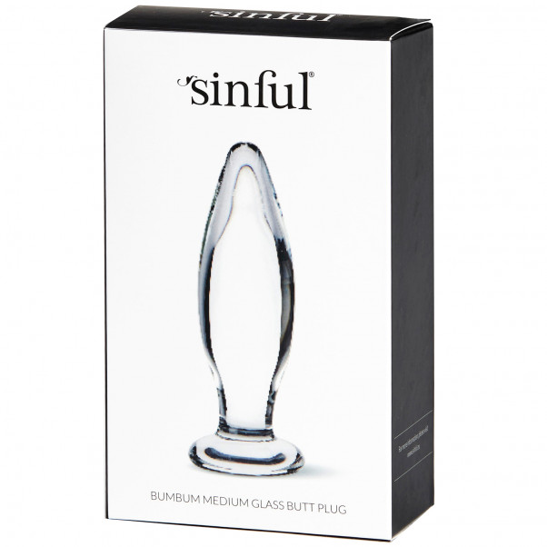 Sinful BumBum Plug Anal en Verre Medium  4