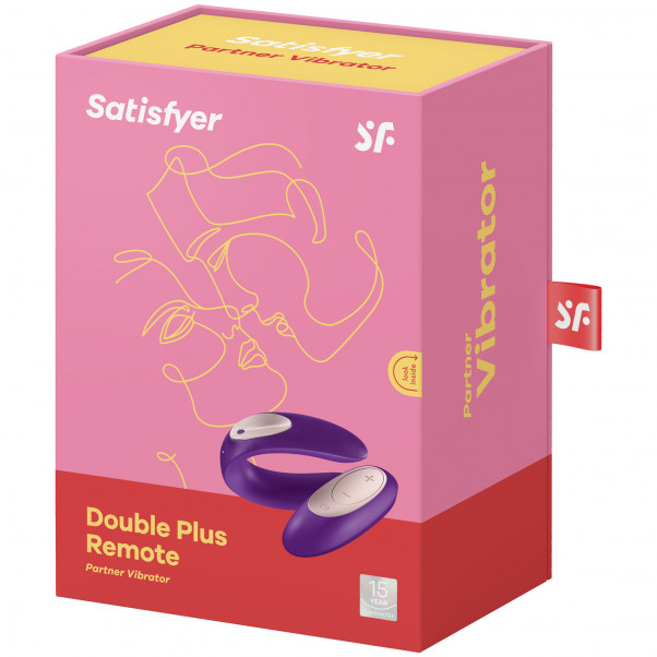 Satisfyer Double Plus Vibromasseur Télécommandé pour Couples Image de l'emballage 90