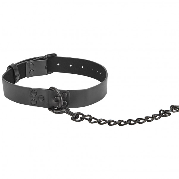 Obaie Collier en Similicuir avec Chaîne  2