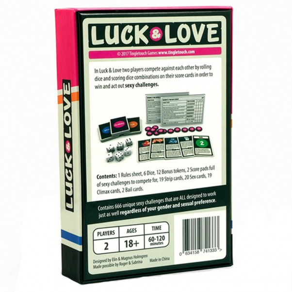 Luck and Love Jeu Érotique pour Couples  3