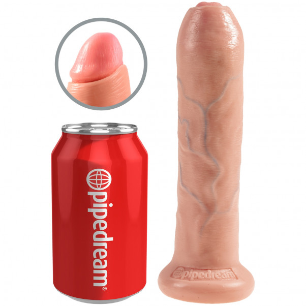 King Cock Uncut Gode Réaliste 20 cm  3