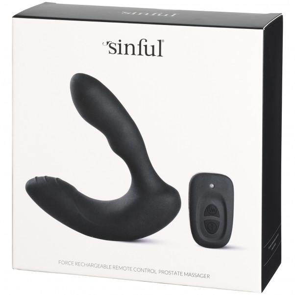 Sinful Force Stimulateur de Prostate Télécommandé Rechargeable  90