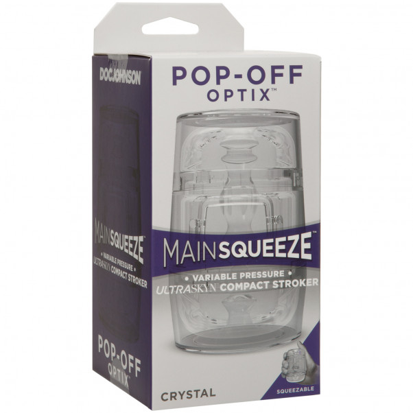 Main Squeeze Pop-Off Optix Masturbator Clear  4