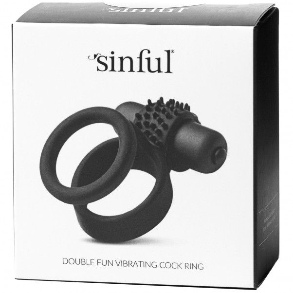 Sinful Double Grip Anneau Masculin Vibrant  9