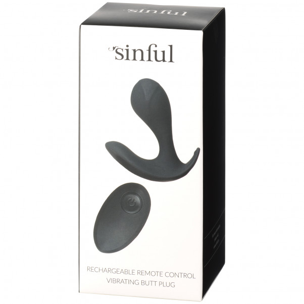 Sinful Plug Anal Vibrant Télécommandé Rechargeable  91