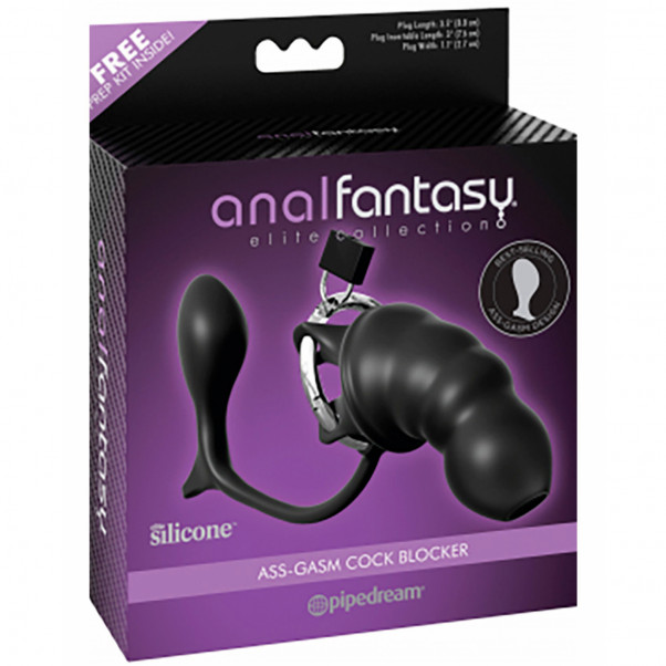 Anal Fantasy Ass-Gasm Kyskhedsbælte med Butt Plug  2